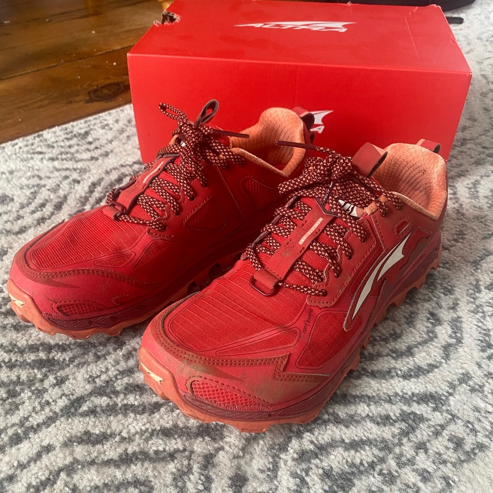 Altra Women's Vibrant Red Athletic Shoes